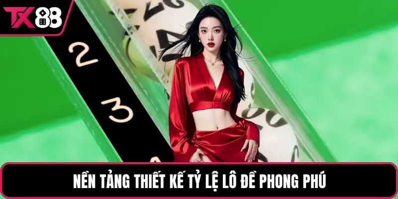 Nền tảng thiết kế tỷ lệ lô đề phong phú
